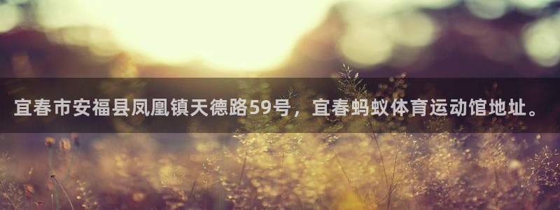 即嗨体育app：宜春市安福县凤凰镇天德路59号，宜春蚂蚁体育运动馆地址。